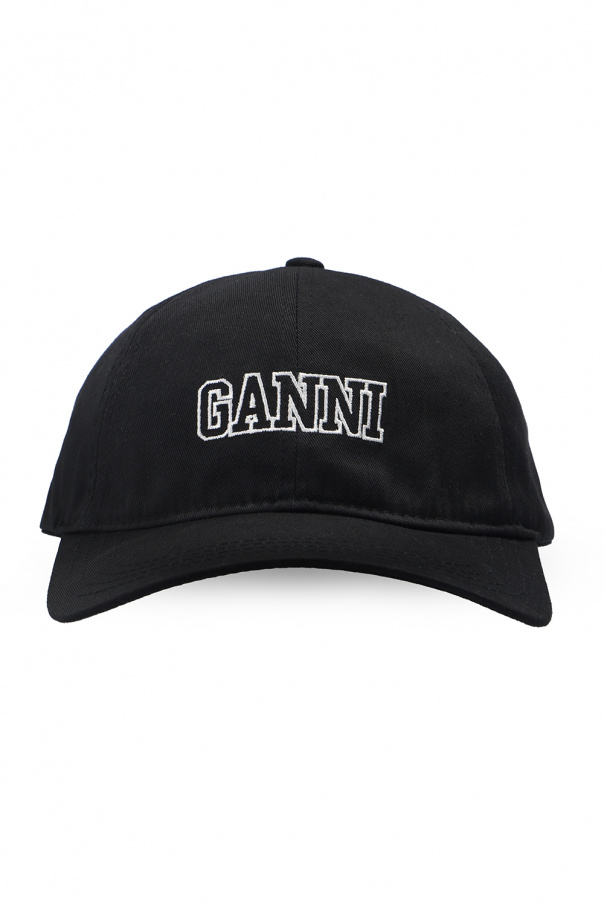 Ganni Baseball cap with logo